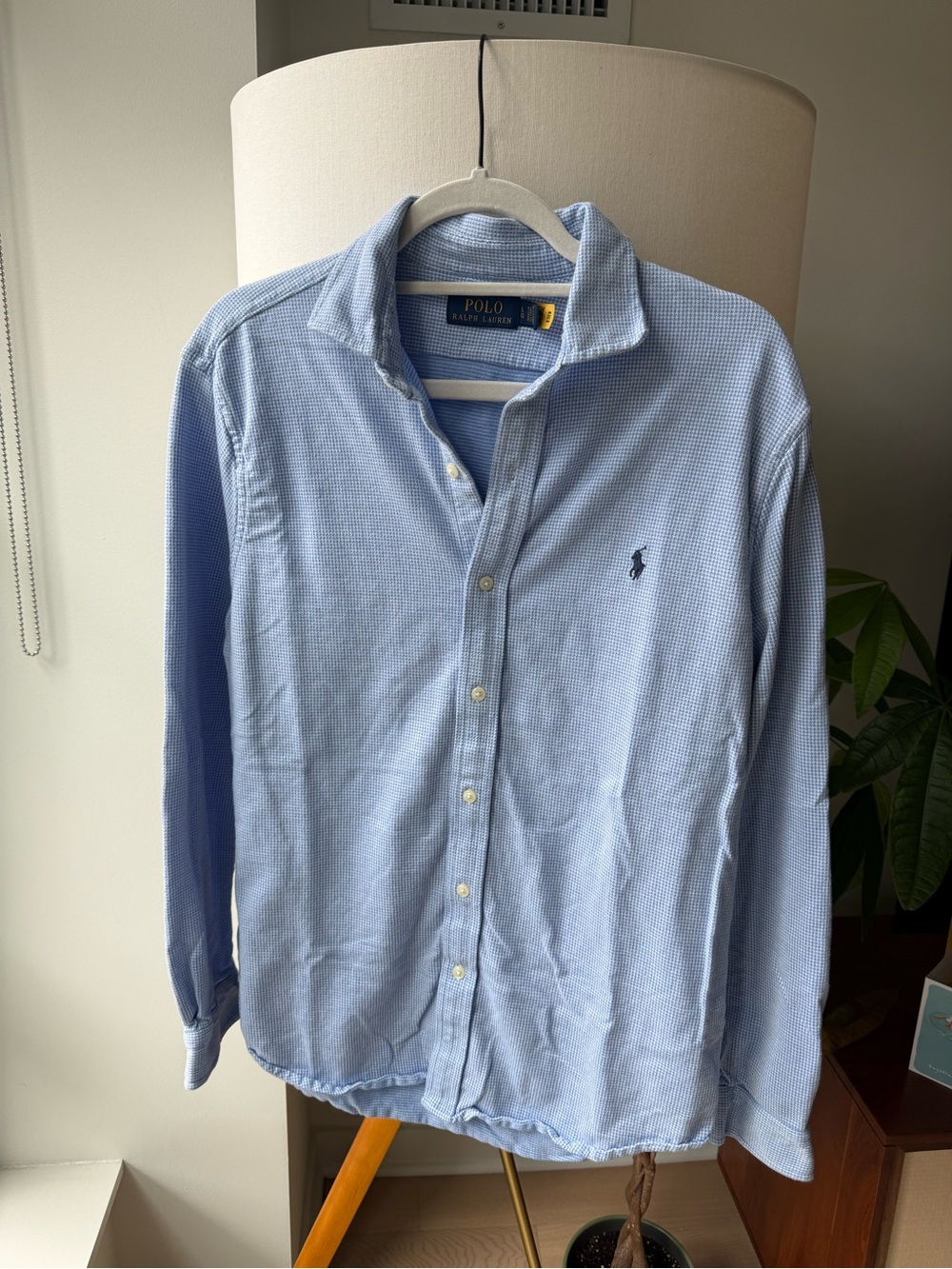 Ralph Lauren Light Blue Button-Down Long Sleeve Shirt